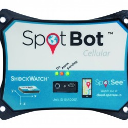 SpotBot - Registrador de choques y condiciones ambientales con conexión móvil 